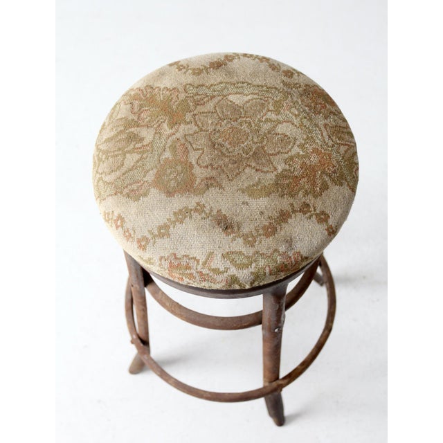 Antique Industrial Stool For Sale - Image 6 of 12