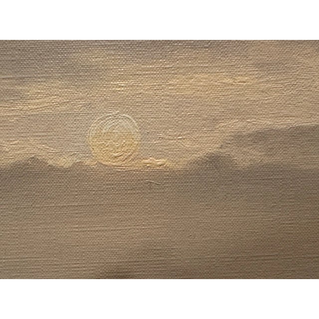 Off-white Large Seascape by English Artist Guy Gladwell For Sale - Image 8 of 14