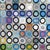 Textile 576 Circles v.5 - Large Original Geometric Abstract Acrylic and Oil Pastel Painting on Canvas by Brandon Neher For Sale - Image 7 of 9