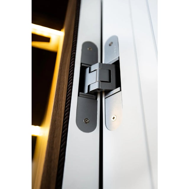 Panoptikum Collections "Break Free" Illuminated Holographic Bar Cabinet For Sale - Image 11 of 11