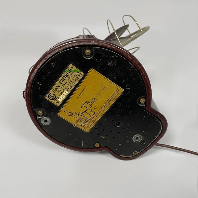 Mid-Century Modern Italian Table Fan by Elettrodomestici San Giorgio, 1960s For Sale - Image 15 of 17