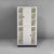 Italian Modern Wardrobe in Light Grey and Black Wood, 1960s For Sale - Image 3 of 18