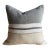 Beeswax Stripe Pillow Cover 100% Belgian Linen For Sale