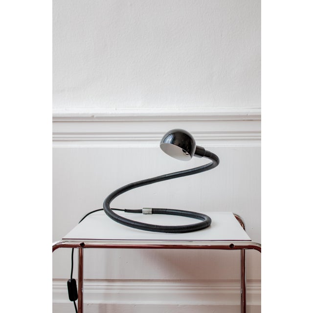 Black Large Black Hebi Lamp by Isao Hosoe for Valenti, 1970s For Sale - Image 8 of 16