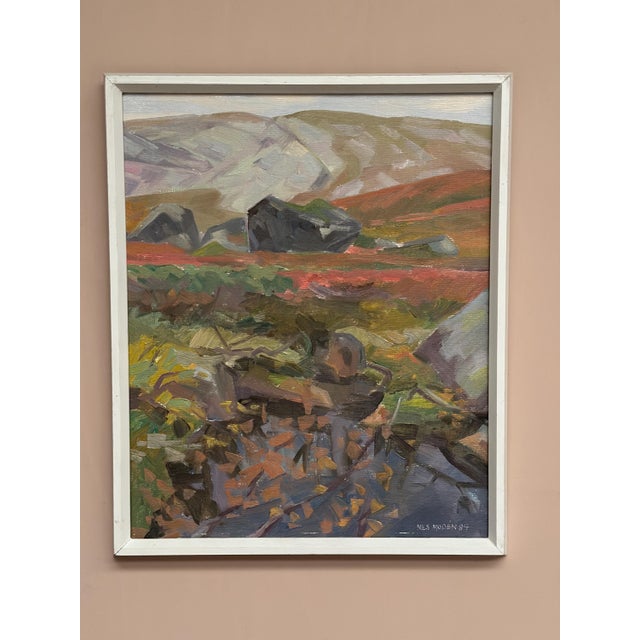 Nils Moden, Woodland, 1984, Oil on Panel For Sale - Image 12 of 17