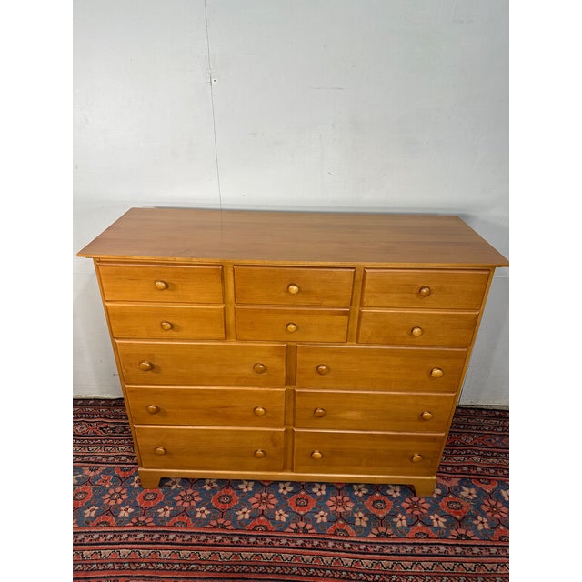 American 1960s Moosehead Brand 9 Drawer Dresser For Sale - Image 3 of 11