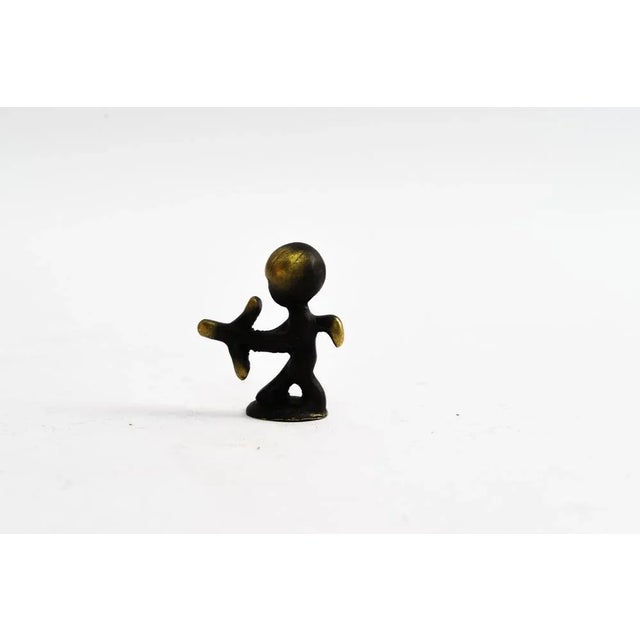 Small Walter Bosse Sagittarius Zodiac Brass Figurine, Austria, 1950s Original condition I have official proof of...