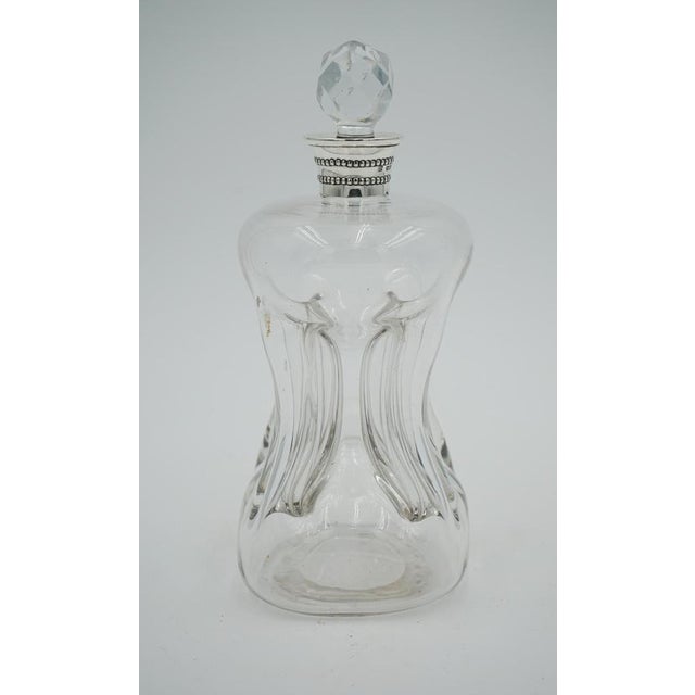 Sterling Silver Collar Pinch Decanter by William Hutton & Sons., London, 1891 For Sale - Image 6 of 16