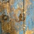 Antique Hand Carved Teak Weathered Indian Palace Entrance Door For Sale - Image 4 of 12