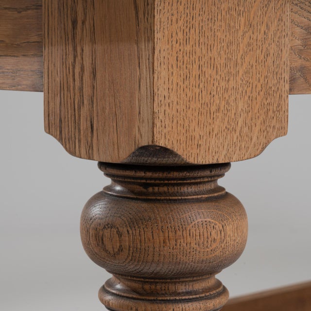 20th Century Belgium Wooden Dining Table For Sale - Image 11 of 18