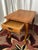 Vintage Colonial Revival Solid Oak End Table With Queen Anne Legs For Sale - Image 9 of 12