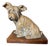 Terracotta Dog Figurine by R. Pollin, 1930 For Sale