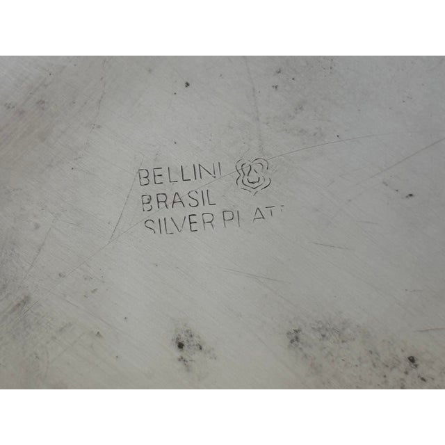 Silver Mid 20th Century Mid-Century Modern Bellini Silver Plate Champagne Coaster For Sale - Image 8 of 8