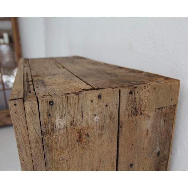 19th Century Primitive Oak Cupboard For Sale - Image 15 of 18
