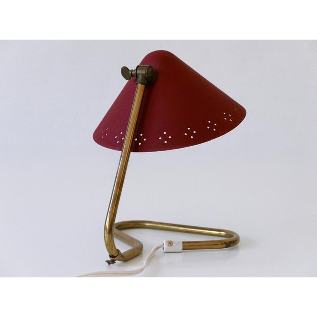 Mid-Century Brass Table Lamp by Erik Wärnå for Gnosjö Sweden, 1950s For Sale - Image 17 of 18