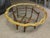 Brown 1960s Faux Bamboo Brass Tray Glass Cocktail Coffee Table For Sale - Image 8 of 12
