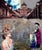 Roma is a beautiful print on canvas of a digital collage realized in 2019 by the Italian artist Chiara Santoro. Edition of...