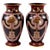 Enamelled Black Basalt Baluster Vases in the style of Christopher Dresser, Set of 2 For Sale - Image 17 of 17