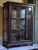 Rustic European Antique European Display Case Cabinet With Painted Interior For Sale - Image 3 of 17
