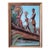 1950s Mid-Century Modern Tropical Tribal Scene Painting by Max R. Stein For Sale