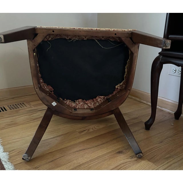 1970s Henredon George III Style Bowl Back Dining Chair For Sale - Image 4 of 4