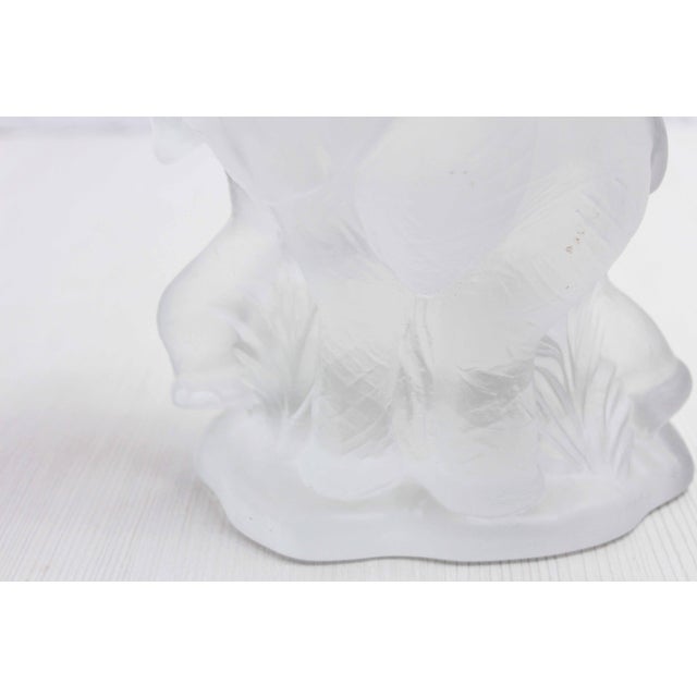 Glass Vintage Glass Elephant, 1970s For Sale - Image 7 of 14