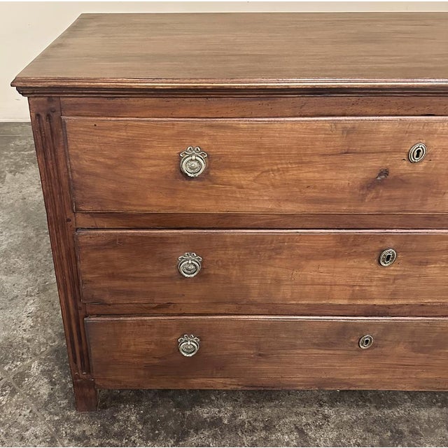 18th Century Rustic Country French Commode in Sycamore For Sale - Image 10 of 16