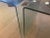 Late 20th Century Pair of Glass Waterfall End Tables For Sale - Image 4 of 5