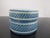Late 20th Century Blue Abstract Graphic Design Round Lidded Studio Pottery Box For Sale - Image 5 of 10