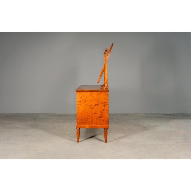 Early 20th Century Art Nouveau Chest of Drawers with Mirror For Sale - Image 6 of 18