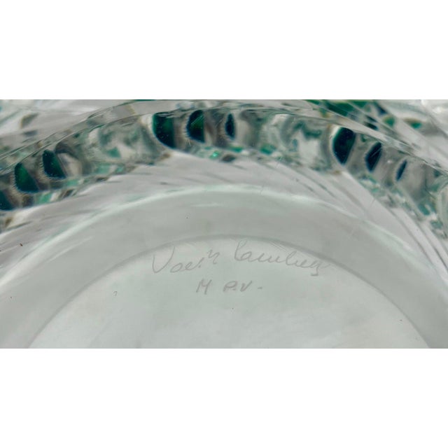 Crystal Centerpiece from Val Saint Lambert, 1950 For Sale - Image 12 of 14