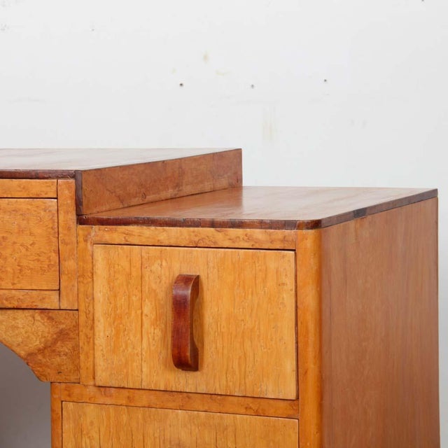 Burl Wood Dressing Table, 1930s For Sale - Image 6 of 7