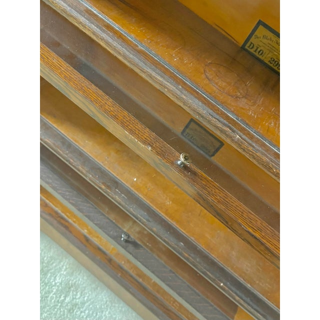 Wood Antique Barrister Bookcase | by Globe Wernicke For Sale - Image 7 of 12