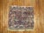 Persian 19th Century Shabby Chic Persian Tribal Square Size Rug - 2'1" x 2'4" For Sale - Image 3 of 6