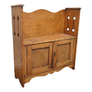 Arts and Crafts Wall Cabinet, 1890 For Sale