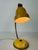 Rare Stilnovo table lamp. Completely original. Mustard yellow color. Brass details. Push switch in the base. Adjustable...