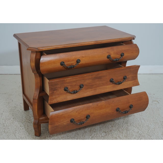 Baroque Continental Style Baroque Three Drawer Dresser Chest For Sale - Image 3 of 17