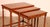Nesting Tables in Satinwood with Brass Inlays, Set of 3 For Sale - Image 3 of 16