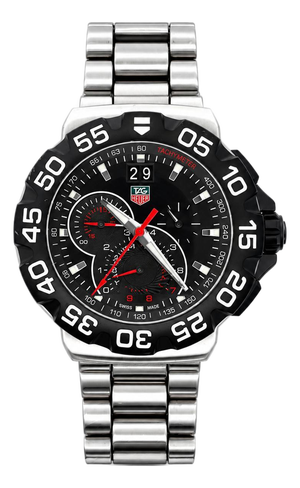 Tag Heuer Formula 1 Grande Date Chronograph Black Dial Men's Quartz Watch