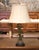 Green 19th Century French Spelter Figural Lamp “Coup De Soleil” Signed Ferrand For Sale - Image 8 of 13