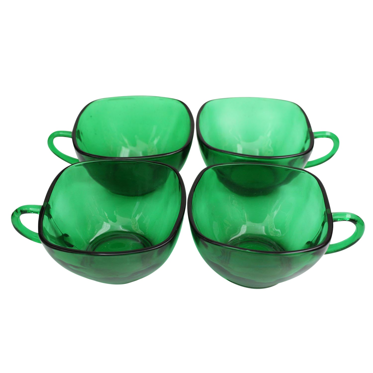 Emerald Green Tea Cups Set of 4 Chairish