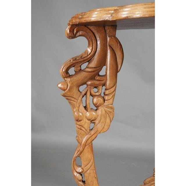 Art Nouveau Side Table by E. Gallé For Sale - Image 5 of 9