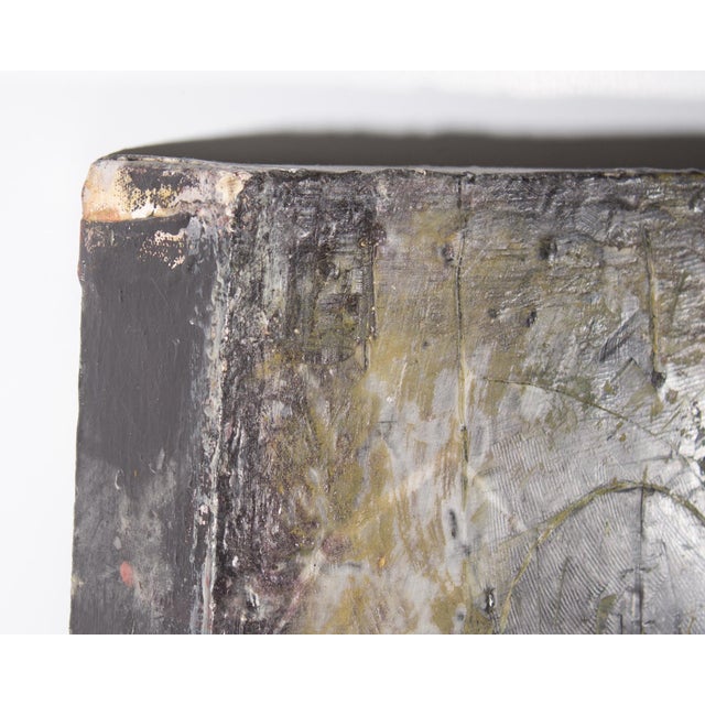 1992 "Untitled #4 (Lacerate)" Encaustic Painting by Gay Patterson For Sale - Image 4 of 9