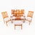 Brown 1970s Restored Danish Modern Solid Teak Slat Back Dining Chairs For Sale - Image 8 of 10