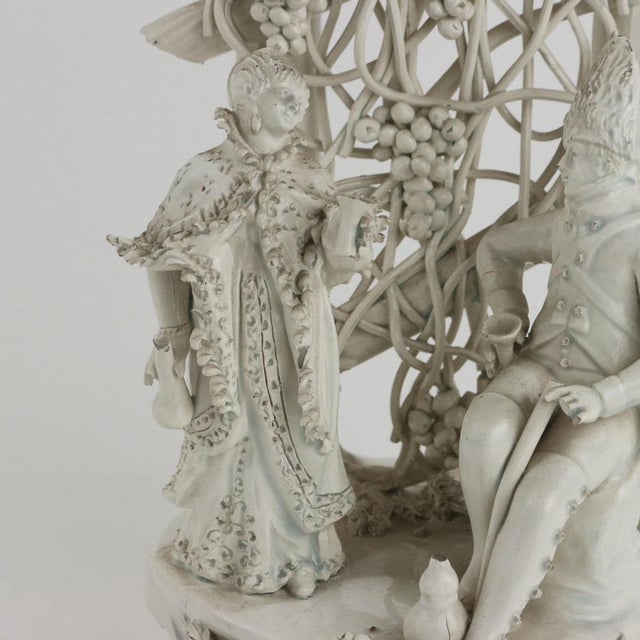 19th Century Sculpture in White Ceramic, Italy For Sale - Image 3 of 15