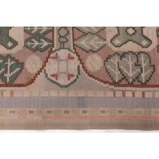 Textile 1920s Bessarabian Carpet, European Needlework For Sale - Image 7 of 10