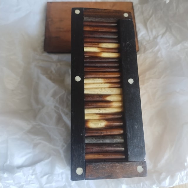 Vintage Porcupine & Ebony Quill Box For Sale - Image 17 of 18