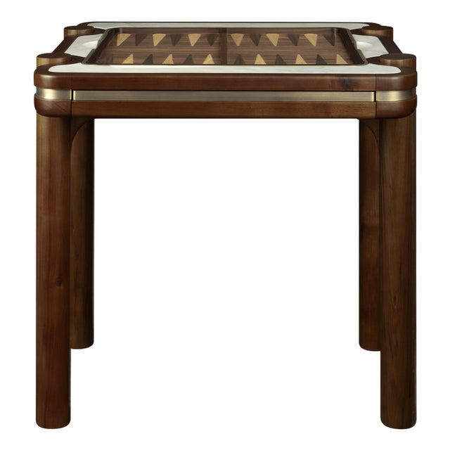 Holland Backgammon Table by Wood Tailors Club For Sale