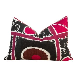 Amina Gul Suzani Lumbar Pillow For Sale