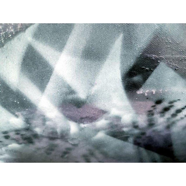 Beige Ovidiu Kloska, Nocturnal Script of the Infinite, Acrylics on Canvas For Sale - Image 8 of 10